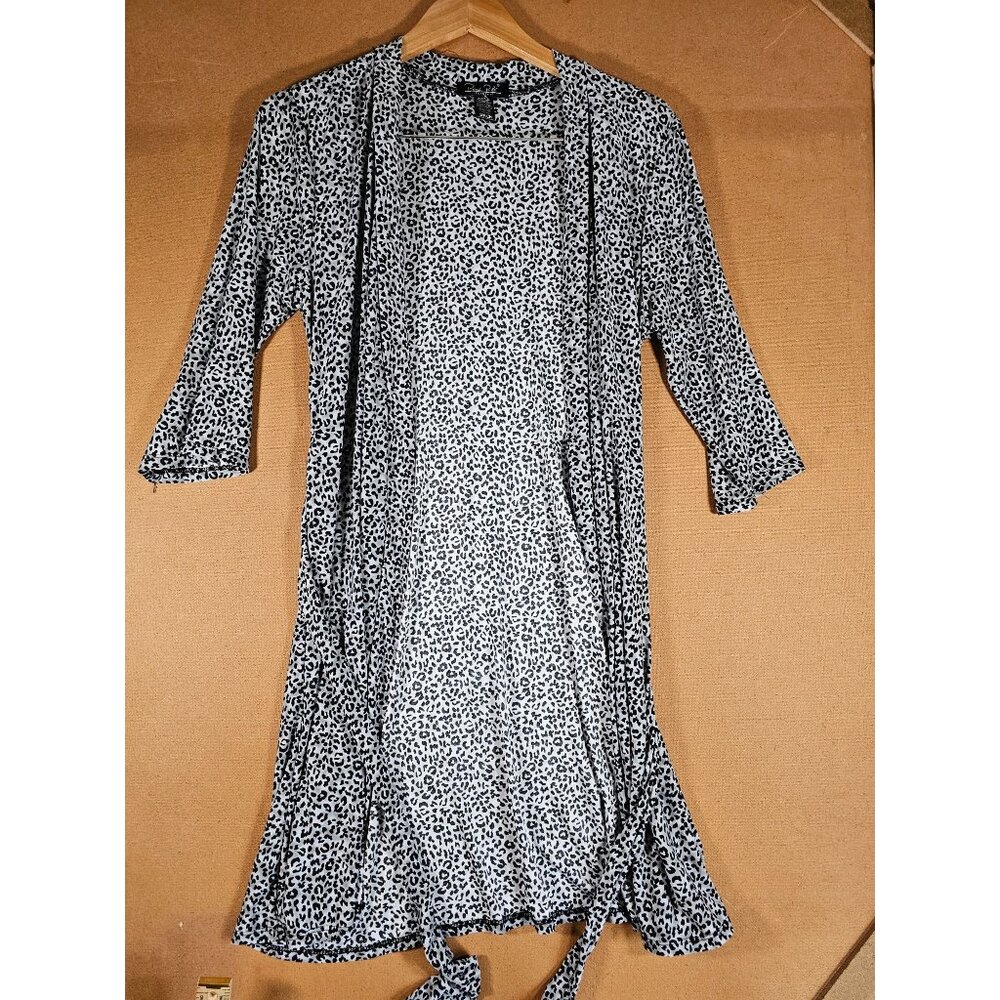 Rene Rofe Sleepwear Women Robe Size S/P Leopard Print - Picture 4 of 8